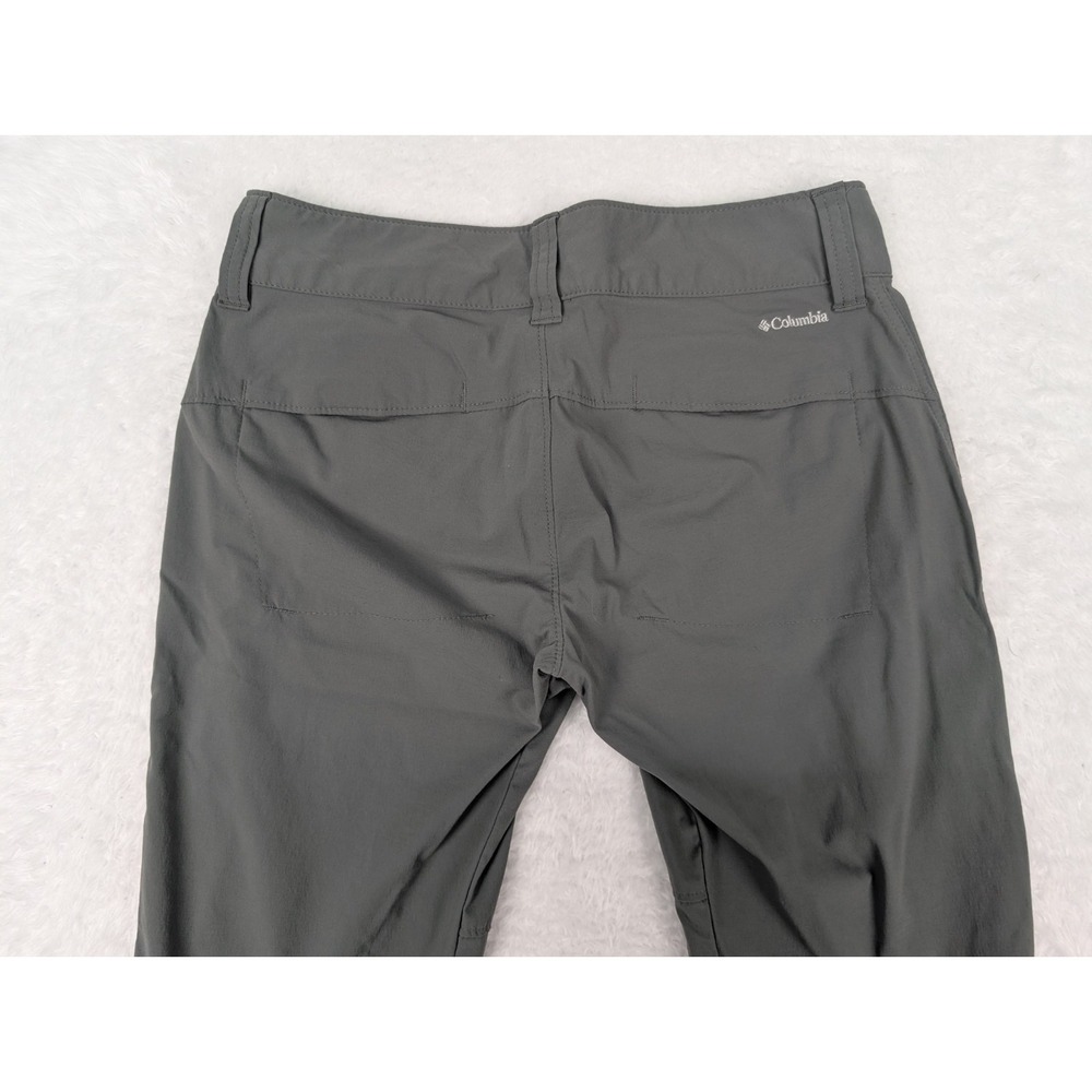 Columbia Omni-Shield Women's Size 2 Gray Roll-Up Hiking Pants Stretch Nylon - Picture 9 of 11